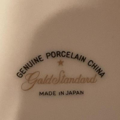 GOLD STANDARD GENUINE PORCELAIN CHINA