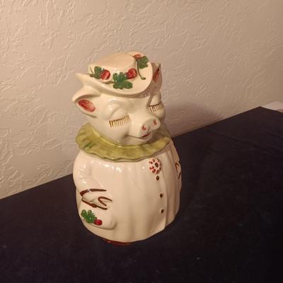 VINTAGE SHAWNEE POTTERY USA WINNIE THE PIG COOKIE JAR