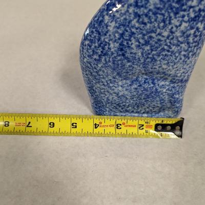 Vintage Enesco Cobalt Blue Cat