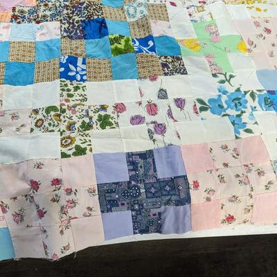 Handmade Quilt patches Approx 78" x 73"