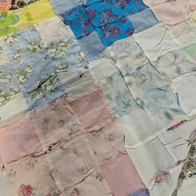 Handmade Quilt patches Approx 78" x 73"