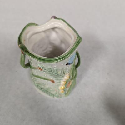 Hand Crafted Fitz & Floyd Floral Creamer & Sugar Bowl