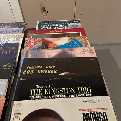 A LARGE SELECTION OF MUSIC ON VINYL RECORDS