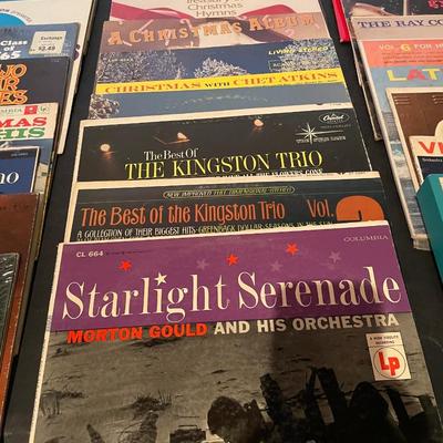 A LARGE SELECTION OF MUSIC ON VINYL RECORDS