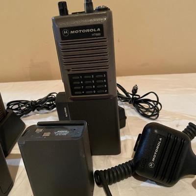 MOTOROLA PORTABLE HAND HELD WALKIE-TALKIES