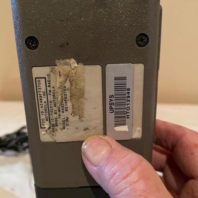 MOTOROLA PORTABLE HAND HELD WALKIE-TALKIES