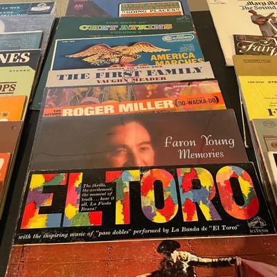 WIDE VARIETY OF MUSIC ON VINYL RECORDS
