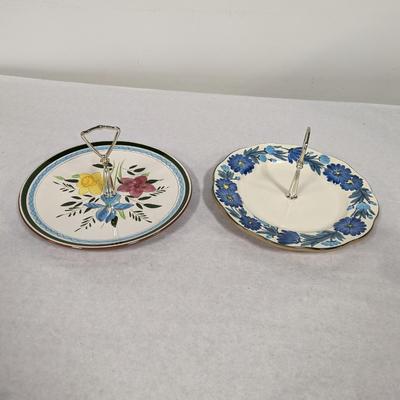 Hand Painted Stangl Pottery Serving Dessert Trays