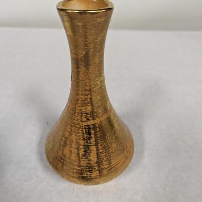 Stangl Granada Gold Hand Painted Vase