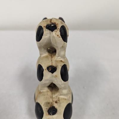Vintage Three Little Pigs Cast Iron Door Stopper