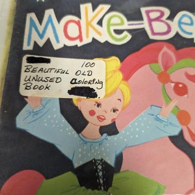Vintage Unused Coloring Books