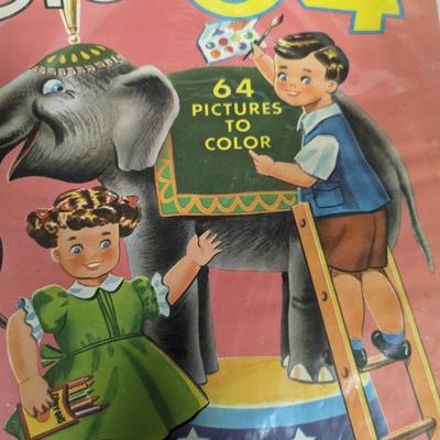 Vintage Unused Coloring Books