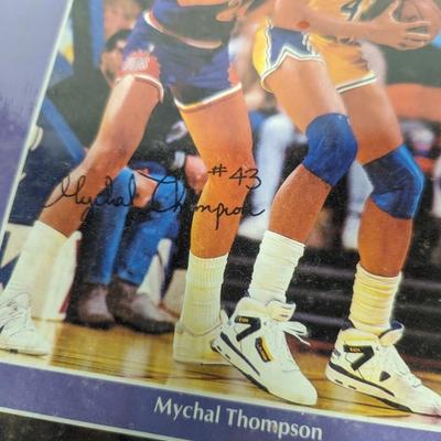 20" x 16" Las Angeles Lakers Poster Magic Johnson Green Worthy Scott