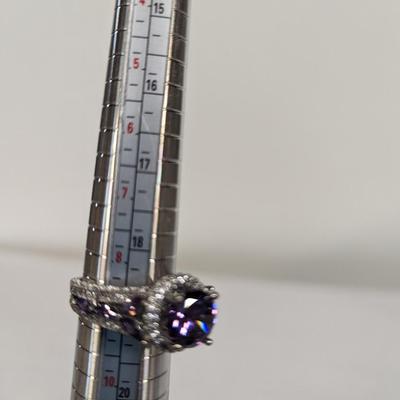 S925 Purple Ring Approx Size 9