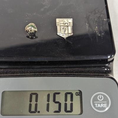 Sterling Silver Lapel Pin
