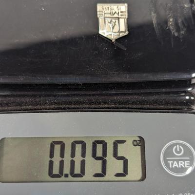 Sterling Silver Lapel Pin