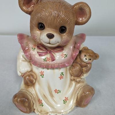 Vintage Teddy Bear Cookie Jar