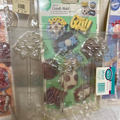 Lot of Plastic Candy moulds