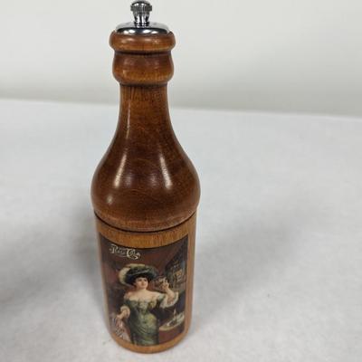 Pepsi Cola 75th Anniversary Edition Combination Salt Shaker & Pepper Mill