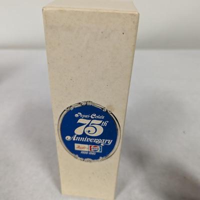 Pepsi Cola 75th Anniversary Edition Combination Salt Shaker & Pepper Mill