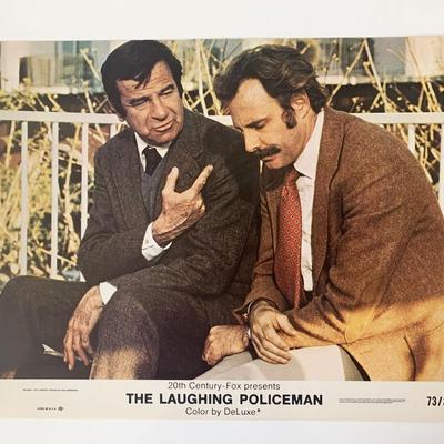 The Laughing Policeman original 1973 vintage lobby card