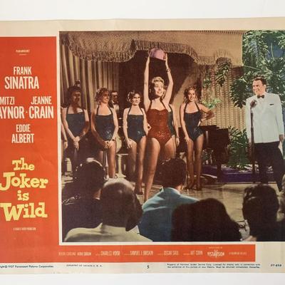 The Joker Is Wild original 1957 vintage lobby card