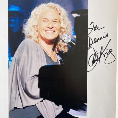 Carole King signed photo