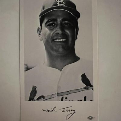 Mike Torrey facsimile signed photo. 3x5 inches