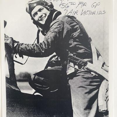 WW2 Military signed photo. 