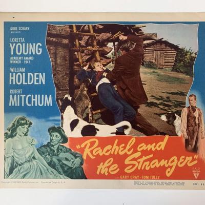 Rachel and the Stranger original 1948 vintage lobby card