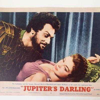 Jupiter's Darling original 1955 vintage lobby card