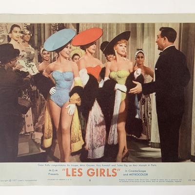 Les Girls original 1957 vintage lobby card