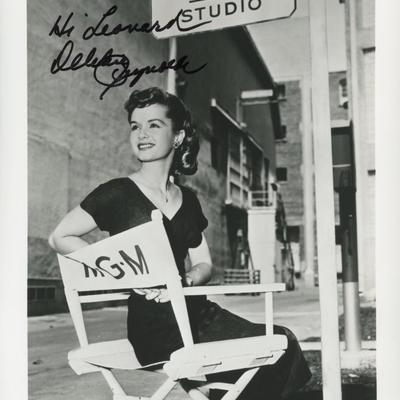 Debbie Reynolds signed  photo