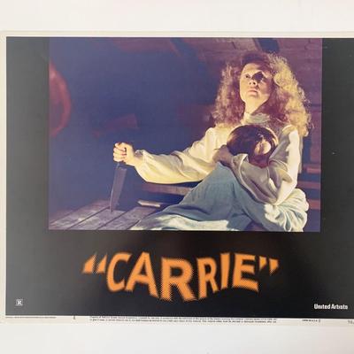 Carrie original 1976 vintage lobby card