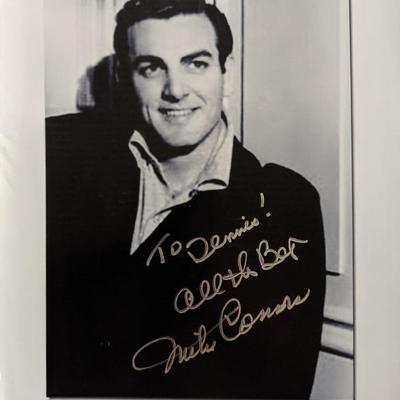 Mike Connors Signed Photo
