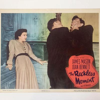 The Reckless Moment original 1949 vintage lobby card