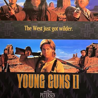 Young Guns II original double-sided movie poster