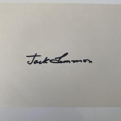 Some like It Hot Jack Lemmon signature 
