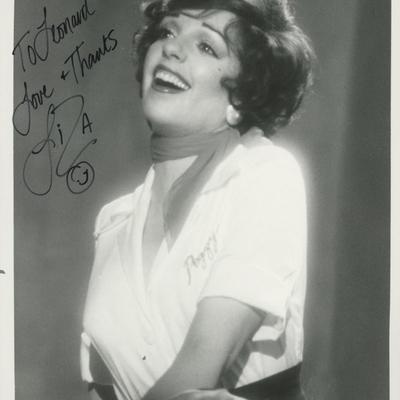Liza Minnelli signed  photo