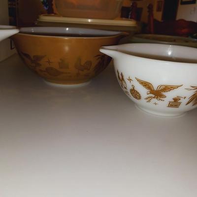 PYREX AMERICANA OVENWARE AND FOOD STORAGE CONTAINERS