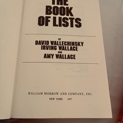 The People’s Almanac & The Book of Lists Books (O-MG)