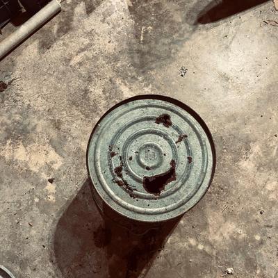 Galvanized Washtub, Lidded Can & French Bucket (G-MG)