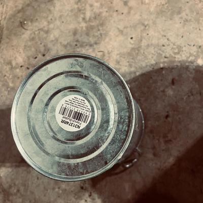 Galvanized Washtub, Lidded Can & French Bucket (G-MG)