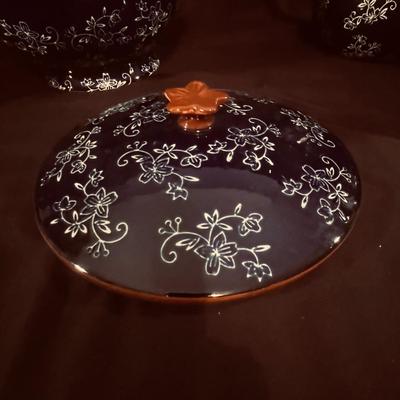 Temp-Tations by Tara, Floral Lace Pattern Bowls (G-MG)