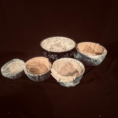 Temp-Tations by Tara, Floral Lace Pattern Bowls (G-MG)