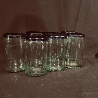Hand Blown Glass Pitchers & Glasses (K-MG)