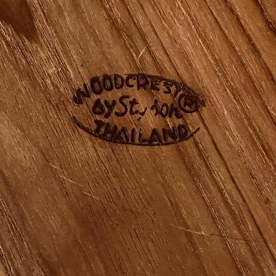 Teak Plates & More Wooden Items (K-MG)
