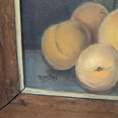 Framed D. Steele Painting