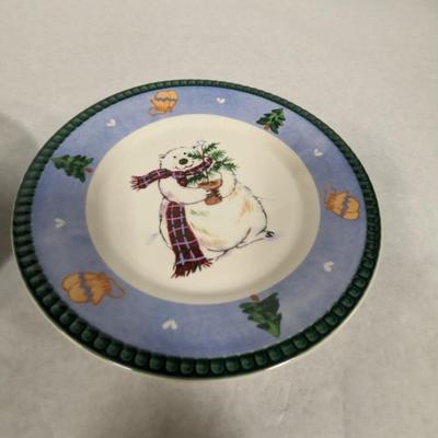 Christmas Snack Plates