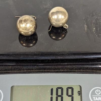 Sterling Silver Earrings 18.9 grams